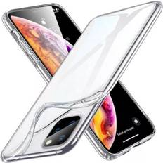 Genomskinligt Slimmat Skal iPhone 11 12 13 Transparent TPU