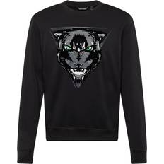 Antony Morato Sweatshirts, male, Black, Black Print Sweatshirt Men Fall/Winter