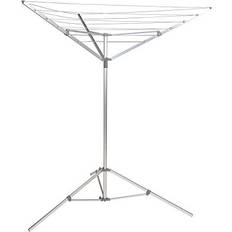 Household Essentials 17125-1 Portable Umbrella Drying Rack Aluminum 18-Lines with 64 ft. Clothesline