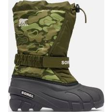 Drawstring Boots Children's Shoes Sorel Flurry Print Youth Boot
