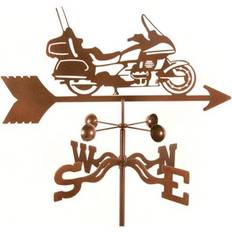 Classic Accessories Touring Motorcycle Weathervane with Garden Mount