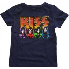 Kiss Childrens/Kids Logo, Faces & Icons T-shirt bomull