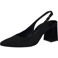 Paul Green Slingback-Pumps, Leder, Dornschließe, für Damen, schwarz