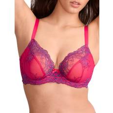 Multicoloured - Women Bras Panache Plunge Bra, Orchid/Indigo