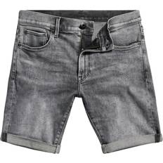 Gråa - Herr - Jeansshorts G-Star 3301 Slim Denim Shorts Grey Men 27