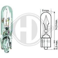 LID10087 Pære Instrumentbelysning 12V 2.3W