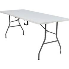 Outdoor Dining Tables Hirix Alivio 6Ft Folding Heavy Duty Trestle Garden Party Picnic