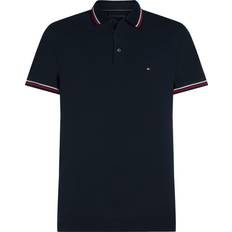 Tommy Hilfiger Cotton Blend Slim Fit Polo - Navy