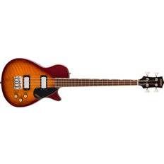 Gretsch Streamliner Jet Club Bass SingleCut, Havana Burst Bass Guitar