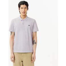 Poloshirts Lacoste Normal geschnittenes Polohemd aus Baumwollmischgewebe. Heidekraut Grau