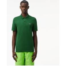 Poloshirts Lacoste Normal geschnittenes Polohemd aus Baumwollmischgewebe. Grün