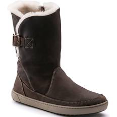 Birkenstock Boots Birkenstock Women's Woodbury Snow Boots, VL Dark Brown, 6-6.5