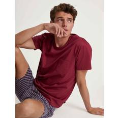 Calida Vita Sovplagg Calida Pyjamas Relax Imprint Short - Mars Red