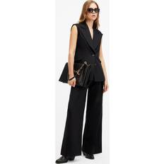 AllSaints Trousers AllSaints Hally Relaxed Fit Wide Leg Trousers