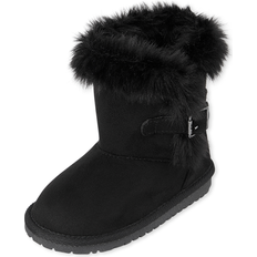 The Children's Place Toddler Girls Buckle Faux Suede Boots 11T