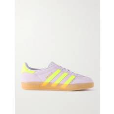adidas Originals Gazelle Indoor Leather Sneakers Men Purple