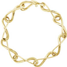 Georg Jensen Jewellery Georg Jensen Infinity 18ct Yellow Gold Diamond Infinity Link Bracelet