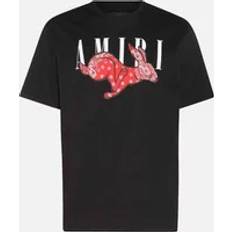 Amiri Men's CNY Bandana Rabbit Print T-Shirt in Black 40/Regular