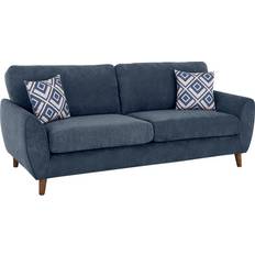 Oak Furnitureland Denim Fabric 4 Sofa