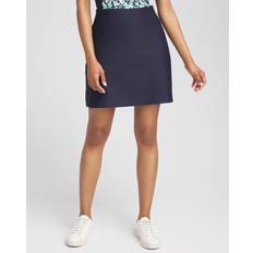 Skirts Chico's Women's Ottoman Tennis Skirt in Blue 20/22 Zenergy Activewear, UPF Sun Protection