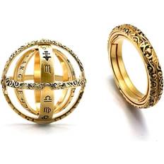 J&Y Gold, R Sphere Spinner Ring