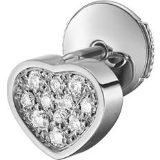 Chopard White Gold And Diamond My Happy Hearts Single Earring gold One