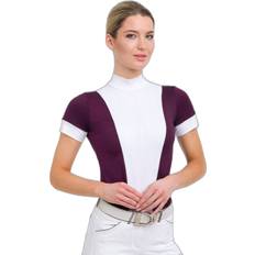 Violet Chemises Cavalliera Polo de concours équitation femme Queen - Violet