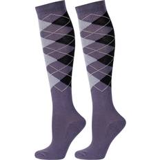 Argyle Socks - Violet