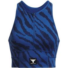 Nylon Tank Tops Under Armour Ua Project Rock Meridian Zip Tank Top Women's