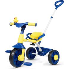 2 in 1 Kids Tricycle EVA Wheels