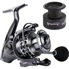 Sougayilang fishing reel 13 1bb light weight ultra smooth aluminum spinning f. XY1000