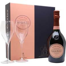 Champagne Laurent Perrier Cuvée Rosé 75cl Gift Set