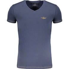 Aeronautica Militare T-Shirt AM1UTI004 Dunkelblau Regular Fit