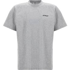 Off-White T-paidat Off-White Arrow T Shirt Grigio-Uomo Gray