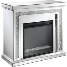 Fireplaces Coaster Company Lorelai Rectangular Freestanding Fireplace Mirror