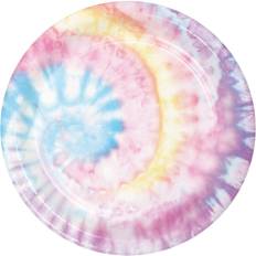 Birthdays Disposable Plates Creative Converting Disposable Plates Tie Dye Party 8-pack