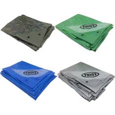 Yuzet 3.5m 5.4m, Heavy Duty Reinforced Tarpaulin Waterproof Cover Tarp