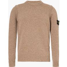 Polyamide Sweaters Stone Island Lambs Wool Cn Sn44 Beige