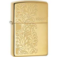 Lighters Zippo Paisley High Polish Brass Pocket Lighter