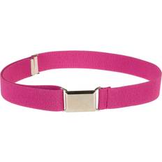 Girls Belts Children's Clothing Overstock Sold by: All to Dress, Hold em Elastic Belt for Toddler Unisex Kids with Silver Square Buckle Fushia