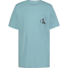 Children's Clothing Calvin Klein Boy's Pocket Logo Tee Blue