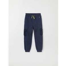 Polarn O. Pyret Trousers Polarn O. Pyret Kids Cargo Joggers Blue 9-10y x