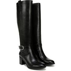 Faux Leather High Boots Life Stride Legend Calf Knee High Boot Black Faux Leather