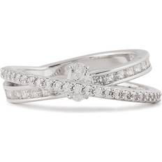 Swarovski Ringe Swarovski Hyperbola Ring Verschiedene Schliffe - Weiß/Rhodiniert