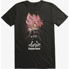 BoxLunch Dragon Ball Super Super Saiyan Rose Goku Black Chibi T-Shirt BLACK