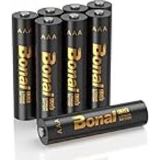 Litium batterier AAA ej uppladdningsbara 1,5 V 1 200 Ah AAA-batterier 8 stycken hållbara och läckagesäkra AAA-batterier för ficklampa, leksaker, fjärrkontroll