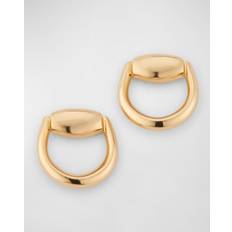 Gucci Earrings Gucci 18K Yellow Gold Horsebit Stud Earrings