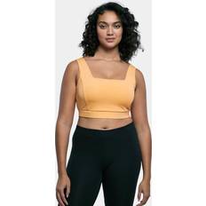 3XL Soutiens-gorge Urban Classics Brassière de sport carré recyclé femme - Orange