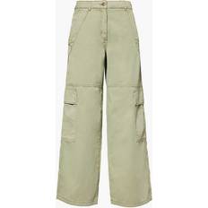 ME+EM Me Em Straight-Leg Utility Trousers silver