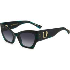 Sunglasses DSquared2 D2 0132/S 6AK/9O Women's Sunglasses - Green Horn